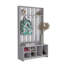 Arbre d'entrée de 38 pouces de large Tulcan avec banc et rangement pour chaussures, organisateur de vestibule avec portemanteau pour maisons modernes