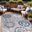 Tapis floral tissé à la machine-767062934
