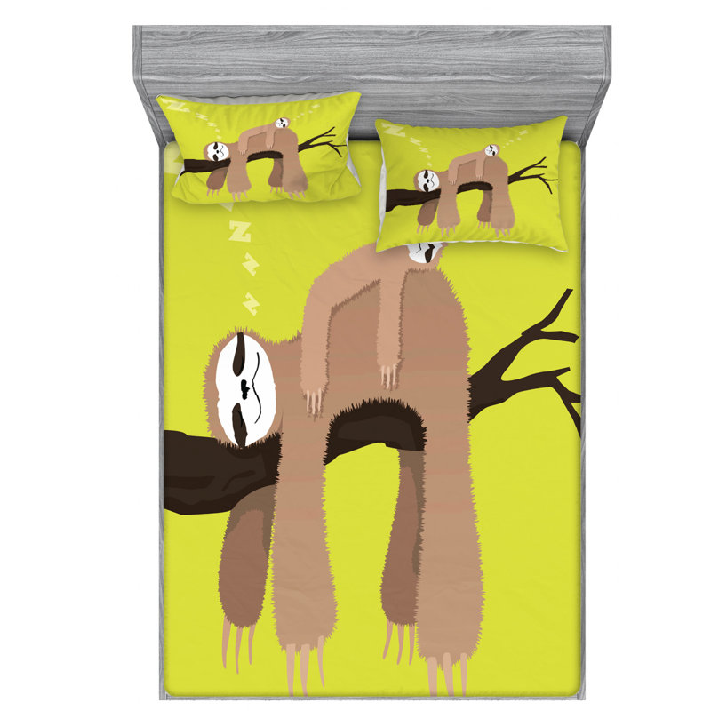 Microfiber Sheet Set, Queen Sheet Set with Fitted Sheet