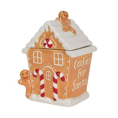 Gingerbread Lane Ceramic Cookie Jar