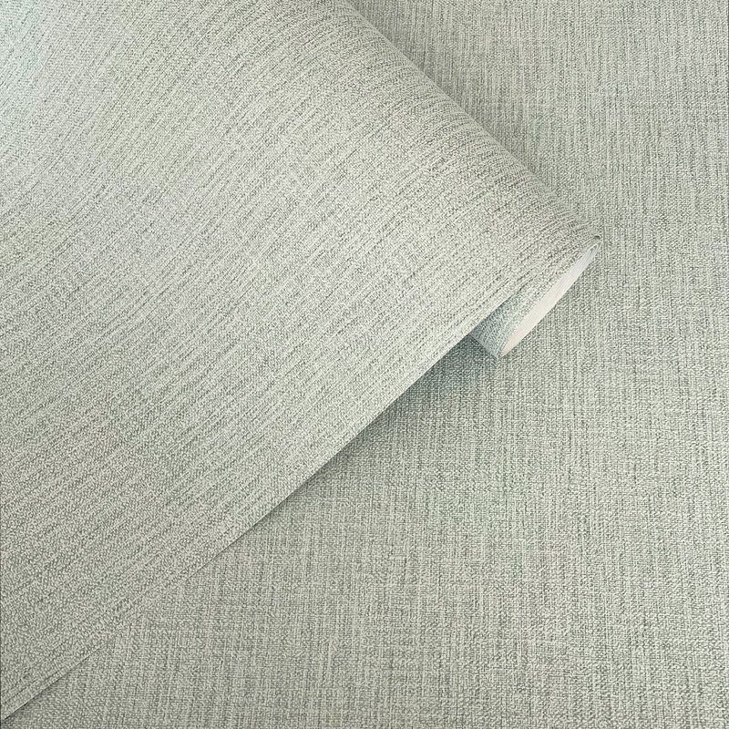 10.05cm x 53cm Matte Shimmer Wallpaper Roll, Green