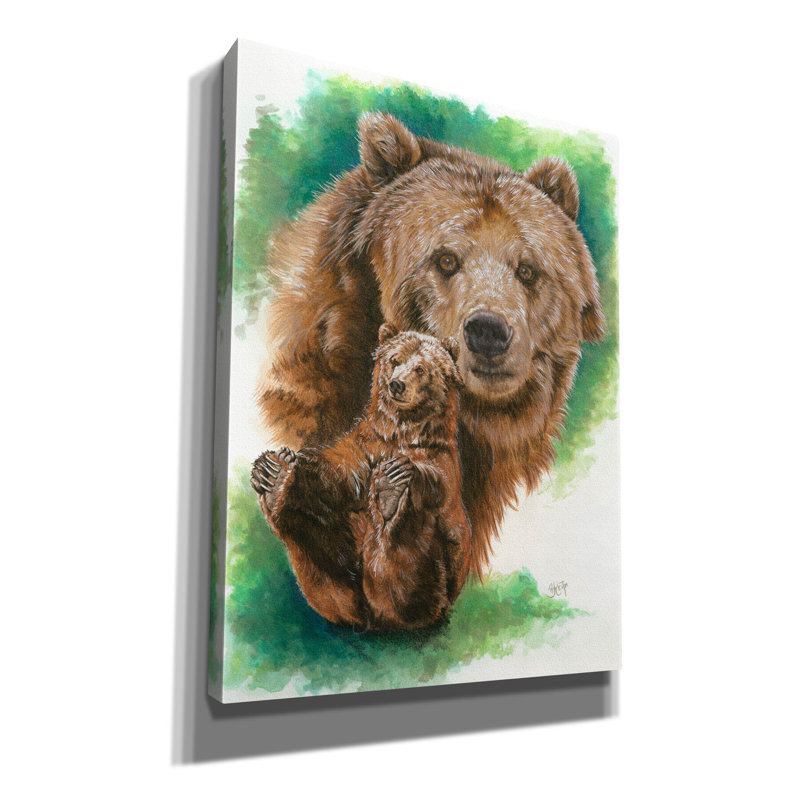 'Brawny' by Barbara Keith, Canvas Wall Art, 16" H x 12" W x 0.75" D