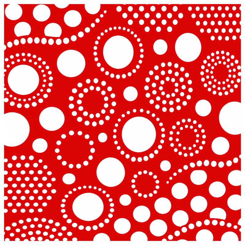Red Circles Blankets, 60in W x 80in H