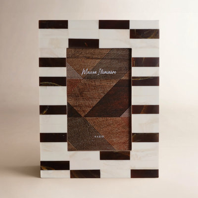 Geometric Cutout Picture Frame
