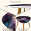 Ensemble de 2 tables basses gigognes Triangle