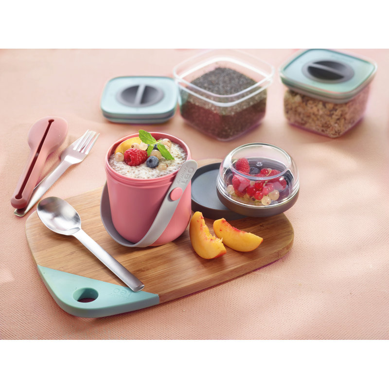 Leo Food Storage - Set of 2 Containers and 1 Lids