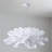 1-Light Pendant Light Flower White-972969281