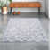 Amuda Blocks Modern Geometric Gray/White Rug