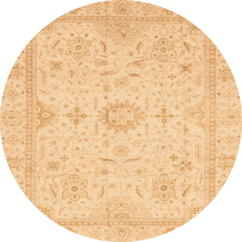 Tapis abstrait moderne 3887, Rond 6 pi