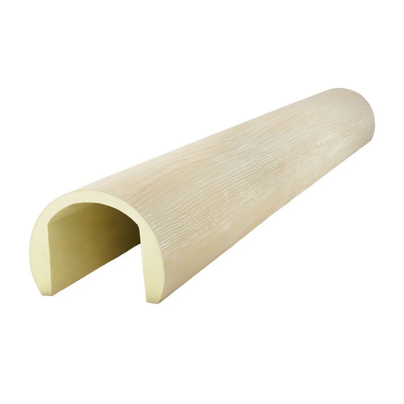 Poutre ronde en faux bois Heritage Timber Pueblo, Chai vanille, Sable
