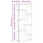 Wall Shelf 36X16x90 Cm Engineered Wood-1208365986
