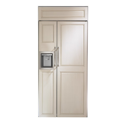 Monogram 36" Built-In Side-By-Side Refrigerator With Dispenser, Panel Ready
