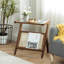 Table de bout - table basse en verre, décorative, élégante et pratique pour la chambre à coucher, table de chevet compacte, salon, taille