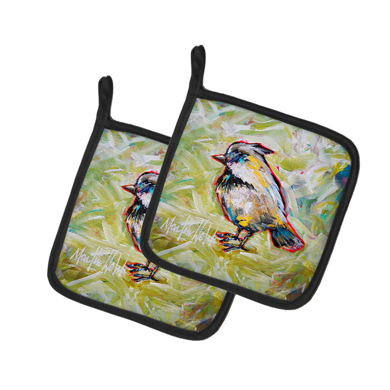 Caroline's Treasures Martin Welch New Artwork Polyester Potholder Set