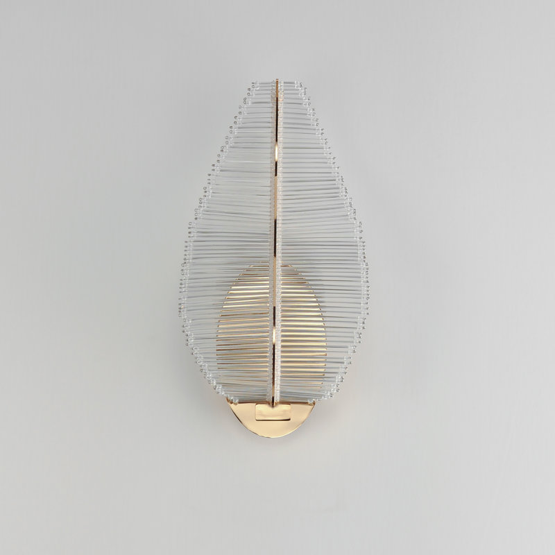 Lillet 1 - Light LED Armed Sconce, Gold