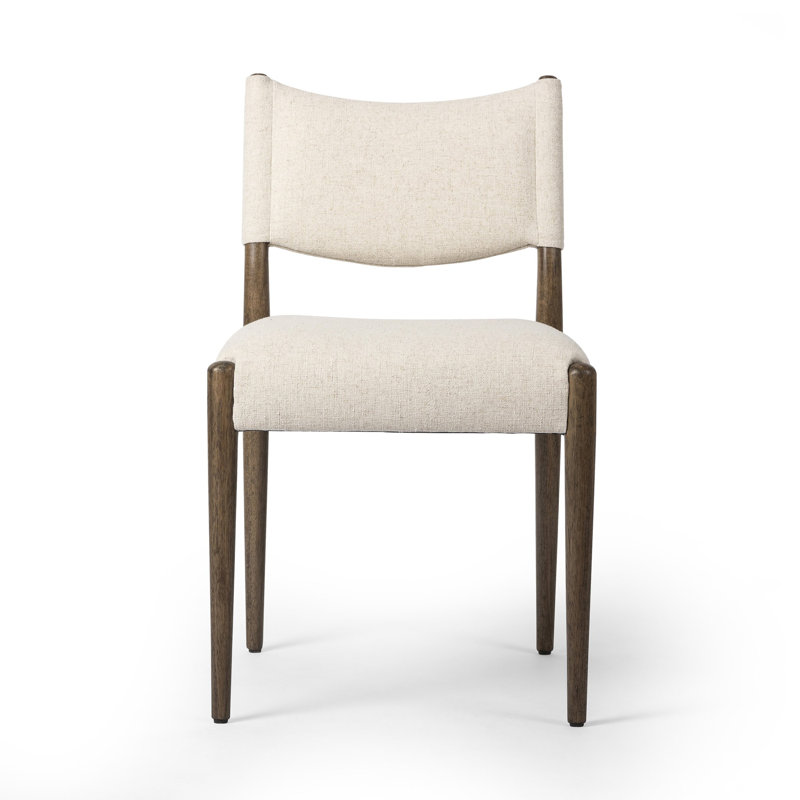 Chaise sans accoudoirs Tara Yokum, Noyer antique, Naturel Anvers