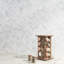 Carreau de mosaïque en marbre poli à motif de chevrons pour plancher et mur de 1 po x 3 po Oriental