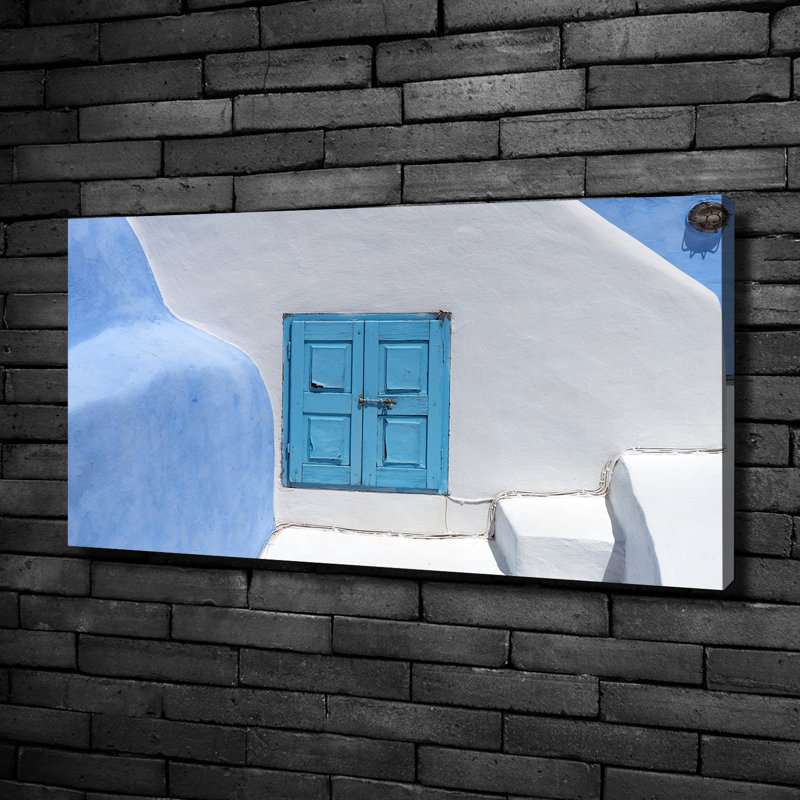 Santorini Greece - Wrapped Canvas Print