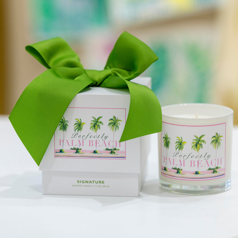 Perfectly Palm Beach Glass Jar Candle