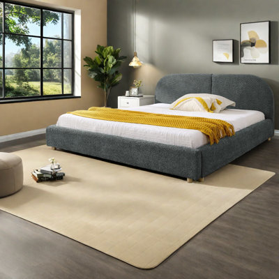Lits en MDF robustes, design minimaliste moderne, confort douillet