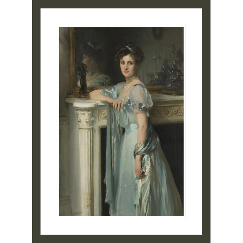 Mme Louis R. Raphael (Henriette Goldschmidt) par John Singer Sargent, H 29,5 po x l 21,66 po