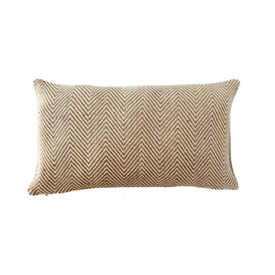 Andes Chevron Jute / Sisal Throw Pillow