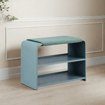 Tabouret avec rangement à chaussures 23,6 po
