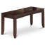 Ensemble de table de salle à manger 5 pièces pour 4 personnes comprenant une table de cuisine rectangulaire avec rallonge papillon et 4 chaises de coin-repas, 36 x 66 pouces, cappuccino-20548996-127273673-131121763