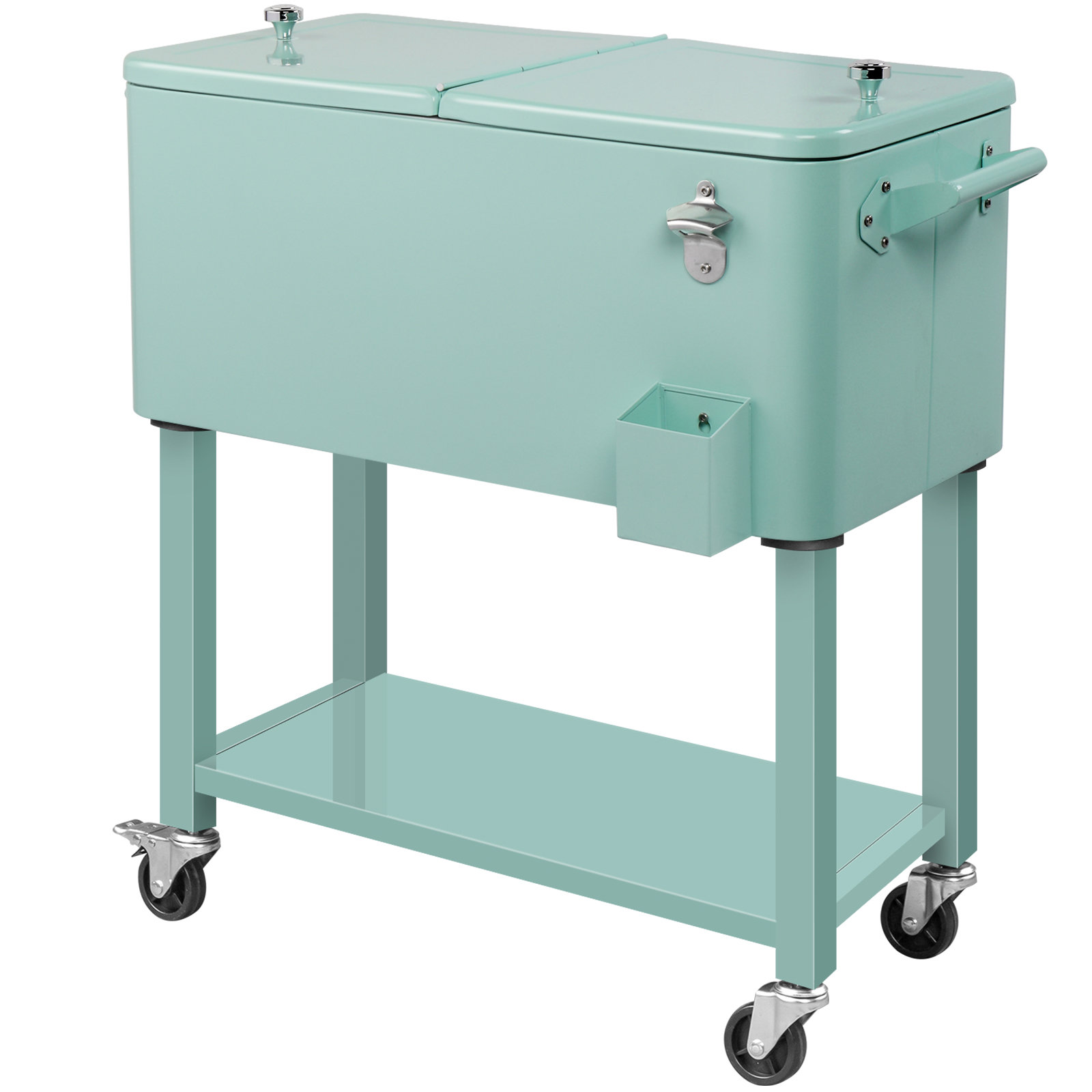 Winado 80 Qt. Outdoor Rolling Cooler Cart & Reviews | Wayfair