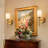 Transitional Victorian Style Wall Sconce with Frosted Glass