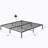 Metal Platform Bed frame ,Sturdy Metal Frame