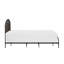 Lit festonné en métal Clenon, bronze-2143608244