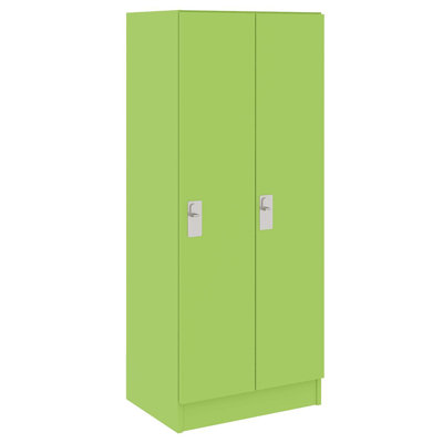 Armoire-penderie double à deux compartiments avec porte