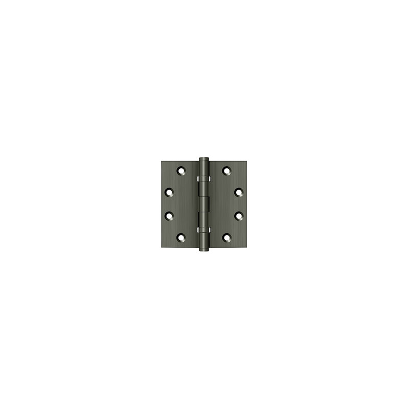 102'' x 102'' Butt Bearing Hinge, Antique Nickel