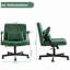 Chaise de bureau Criss Cross Accoudoir avec roulettes - Revêtement en velours moderne-1493304723