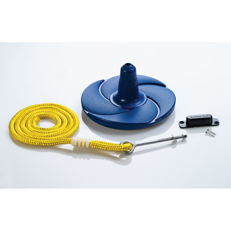 Plastic Disc Swing, Blue