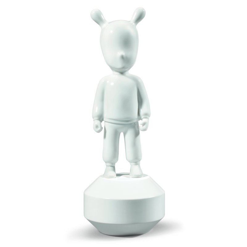 Figurine la invitée, Blanc