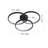 20" Modern Black LED Ceiling Light