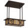 2 - Light Mahogany Bronze Pool Table Lights Pendant