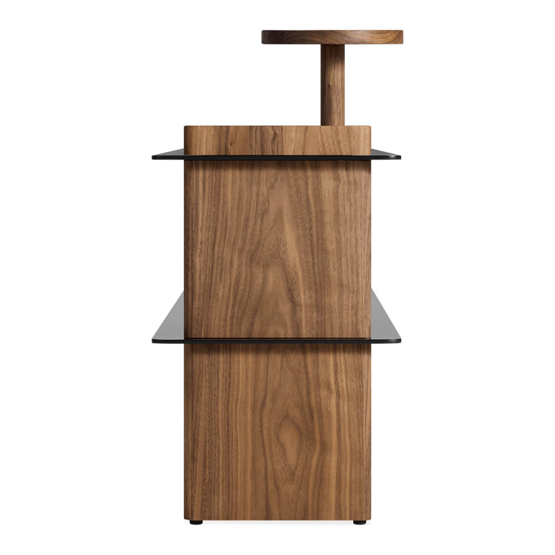 Shoegaze Shoe Rack, Walnut/Oblivion