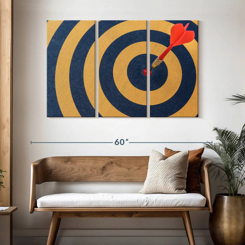 Fléchettes Senne Bullseye, H 32 po x l 50 po