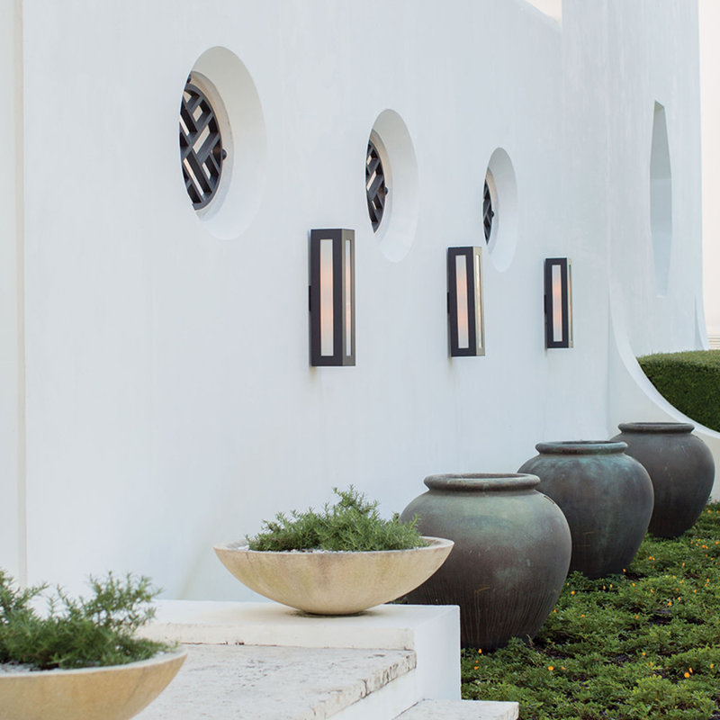 Dorian 2-Light Outdoor Sconce, Bronze