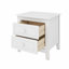 Lit plateforme et tables de chevet en bois-1341173542