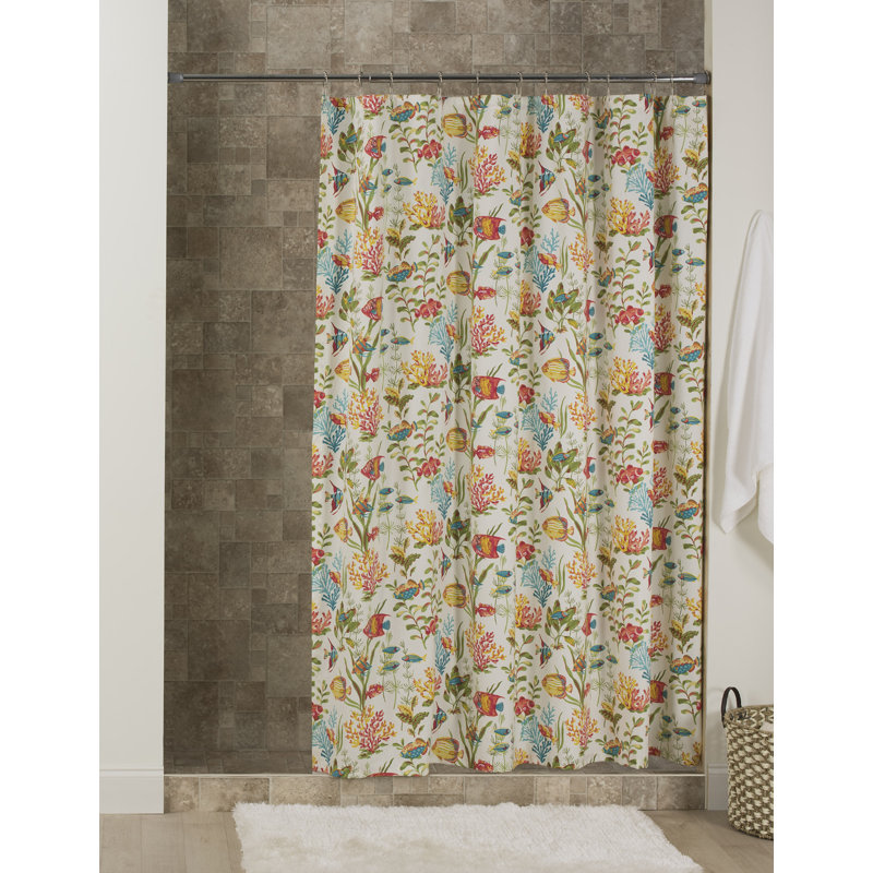 Rideau de douche simple 100% coton Surya