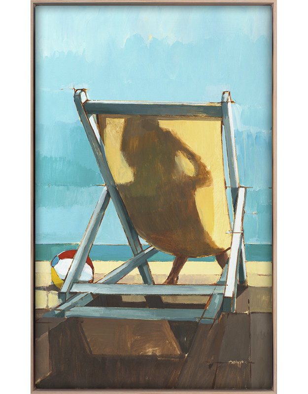 «Beach Chairs 1» par PC Ngo - Peinture sur toile
