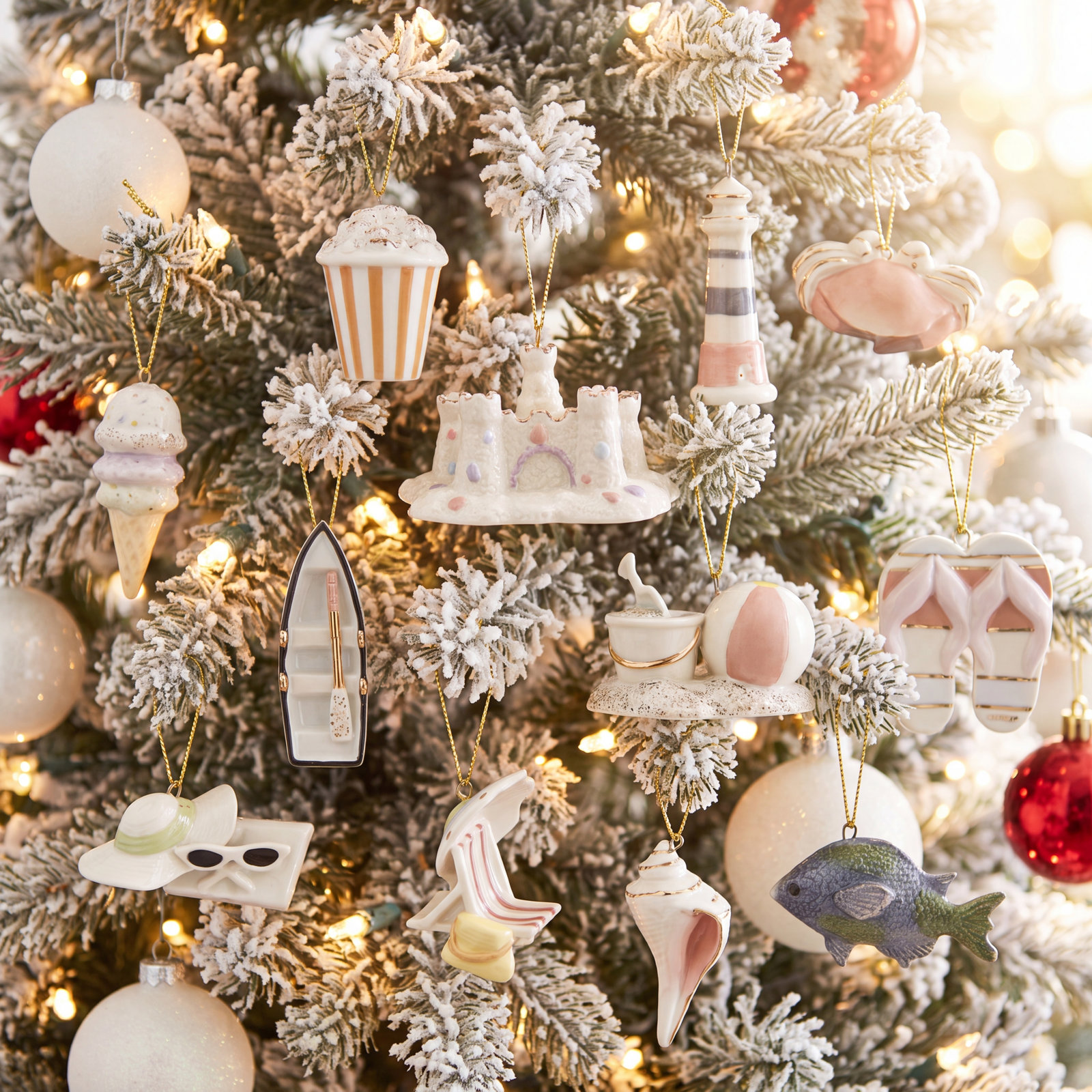 Summer 12-Piece Mini Ornament Set