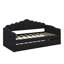 Lit de jour simple tapissier avec couchette, canapé-lit en velours avec ports USB-1074522179