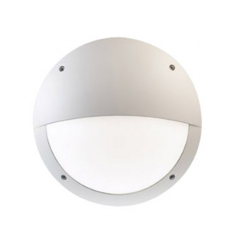 Telly Outdoor Bulkhead Light, Grey, Incandescent