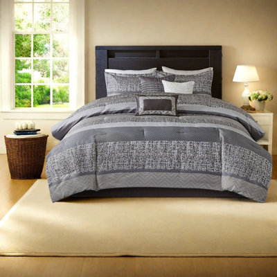 Ensembles de literie luxueux en polyester, style transitionnel jacquard pour la maison