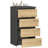 Gelincik Particle Board Rectangle Storage Unit Accent Chest